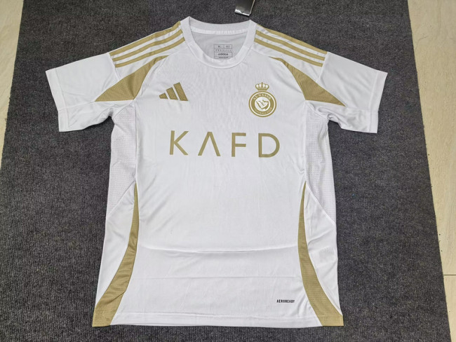 2024-25 Saudi Al-Nassr 24-25 third white soccer jersey