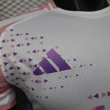 2025-26 Algeria special version white pink Player Version soccer jersey size