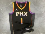 Season 2023 SUNS Black announcement edition No. 1 Paul NBA Jersey