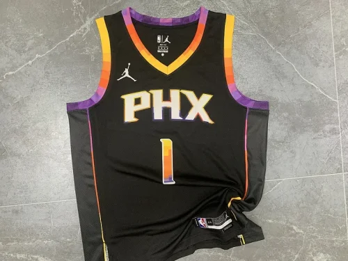 Season 2023 SUNS Black announcement edition No. 1 Paul NBA Jersey