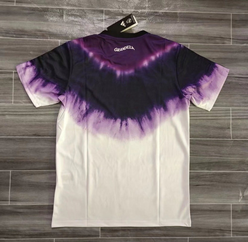 2024-25 .Real Madrid  white and purple special version jersey