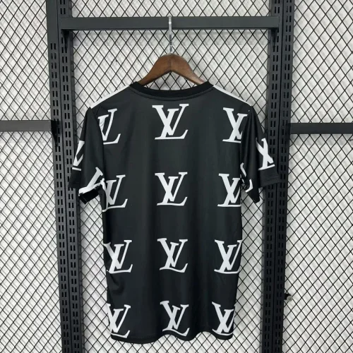 2025-26 Real Madrid black VS LV Special jersey