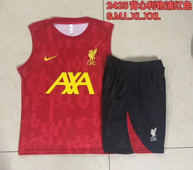 2024-25 liverpool Red Vest Suit
