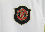 2006-07 Manchester United  away white retro player version jersey
