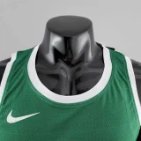 Boston Celtics BROWN#7 Green Gold NBA Jersey