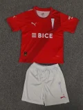2024-25 La Católica away red kids kit