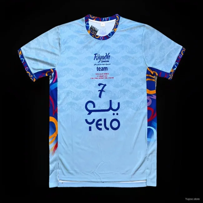 2023-24 Al-Nassr Ronaldo Blue ALL Stars Special Jersey