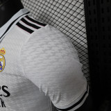2024-25.Real Madrid  White player version jersey   (The player version is more slim fit, it is recommended to buy one size larger)