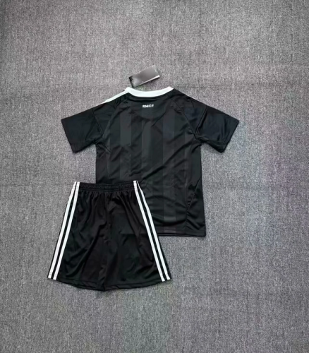 2025-26 Real Madrid  Black goalkeeper kid kit