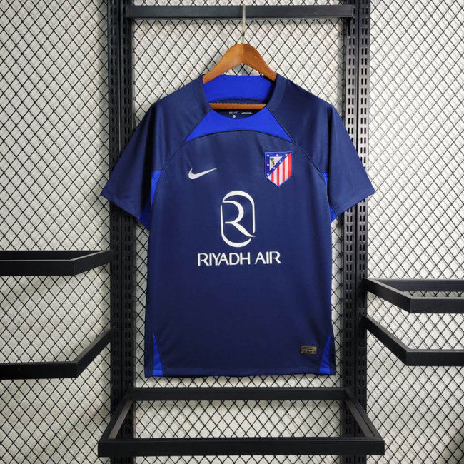 2023-24 Atletico Madrid blue training jersey