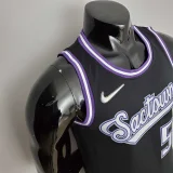 2022 Season Fox#5 Kings City Edition Black NBA Jersey
