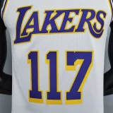 75th Anniversary master chief#117 Lakers White X-BOX Joint White