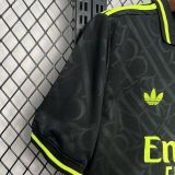 2024-25 Real Madrid  X BLACK AND NEON UNIQUE Jersey