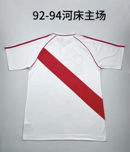 Retro river plate 1992-94 home soccer jerseys