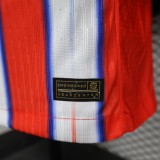 2024-25 Atletico Madrid home player version jersey(The player version is more slim fit, it is recommended to buy one size larger)