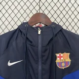 2024-25 Barcelona Dark blue windbreaker