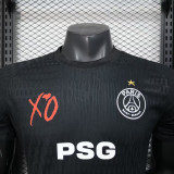 2025-26 Paris Saint Germain    Black Special Player Version Jersey   (The player version is more slim fit, it is recommended to buy one size larger)