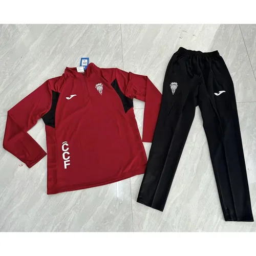 2024-25 Cordoba red half zipper tracksuit