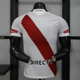 2025-26 River Plate home player version jersey  (The player version is more slim fit, it is recommended to buy one size larger)