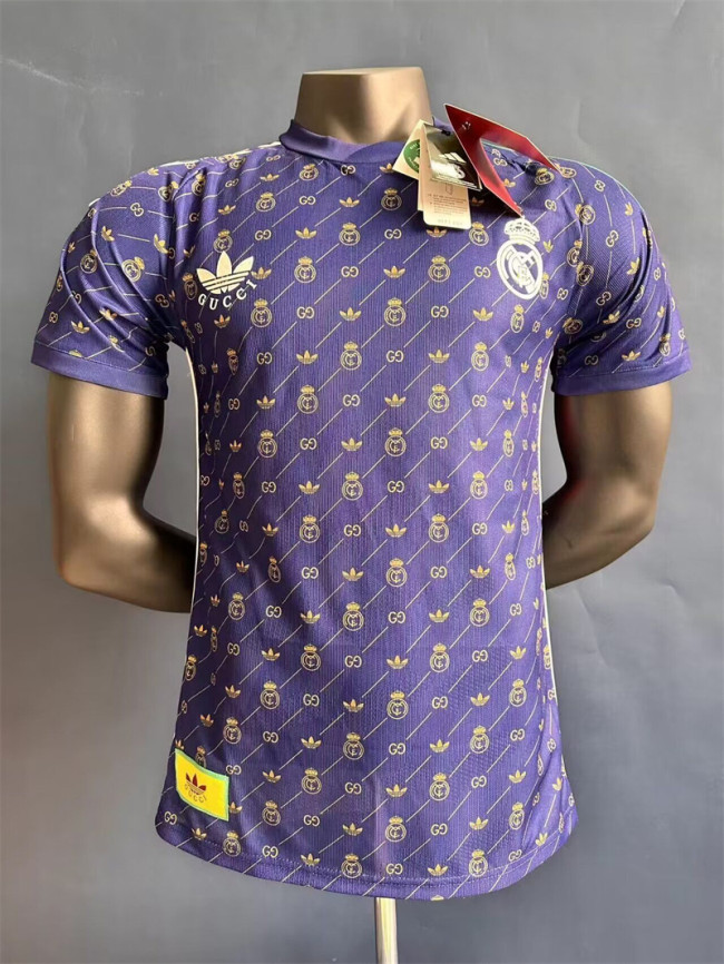 2024-25 Real Madrid & GUCCI Purple player version jersey