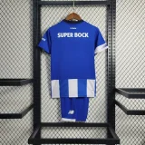 Porto 2023-24 home kids soccer jerseys