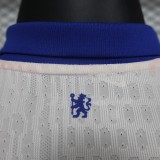 2024-25 Chelsea white player version jersey(The player version is more slim fit, it is recommended to buy one size larger)