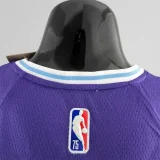 2022 75th Anniversary TOSCANO #95 Los Angeles Lakers City Edition Purple NBA Jersey