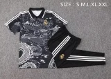 2024-25 Real Madrid black dragon polo suit