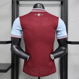 2024-25 Player West Ham United Home  (The player version is more slim fit, it is recommended to buy one size larger)