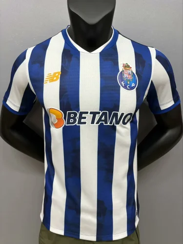 2024-25 Porto Player version home(The player version is more slim fit, it is recommended to buy one size larger)
