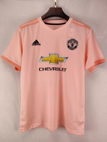 2018-19 Manchester United away pink retro jersey