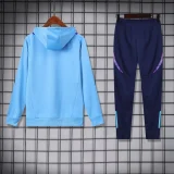 Argentina 2024-25 blue hooded training suit