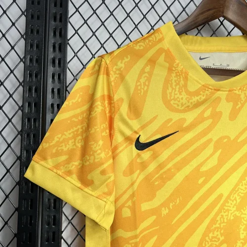 2024 Portugal Euro Yellow Goalkeeper uniform Jersey