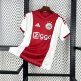 2025-26 Ajax home soccer jersey size