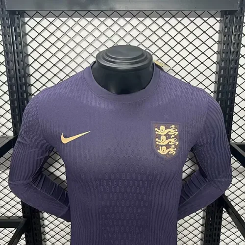 england 2024 dark blue away long sleeve player version (The player version is more slim fit, it is recommended to buy one size larger)