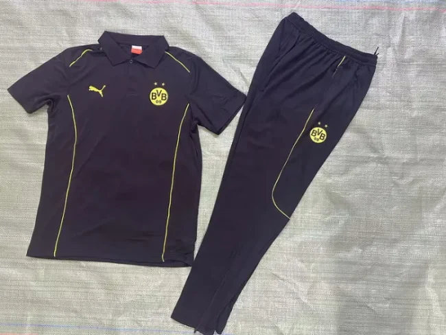 2025-26 Dortmund black Polo suit
