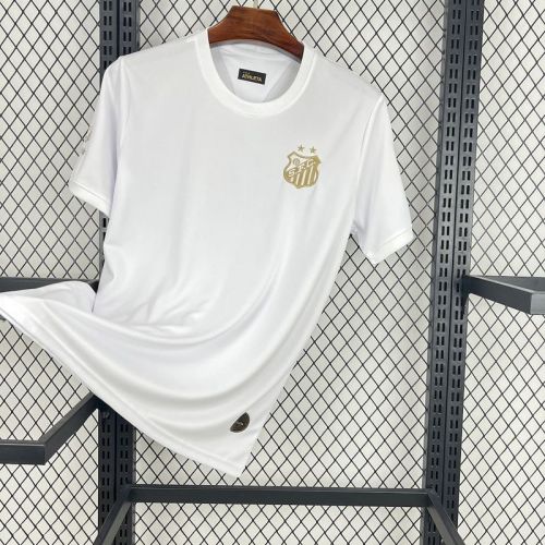2025-26 Santos Pele 1.000 GOLS White Jersey