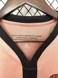 paris saint germain 2024-25 pink third away long sleeve  jerseys