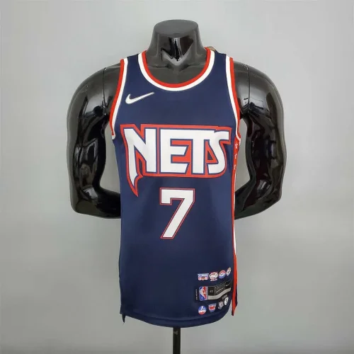 2022 75th Anniversary Durant #7 Nets City Edition Royal Blue
