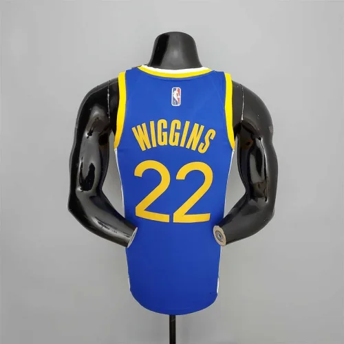 75th Anniversary WIGGINS#22 Warriors Blue