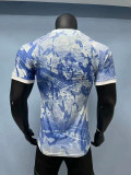 2024-25 Real Madrid light blue special player version jersey(The player version is more slim fit, it is recommended to buy one size larger)