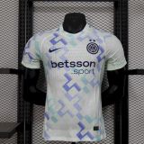 2025-26 .Inter Milan   away player version jersey (The player version is more slim fit, it is recommended to buy one size larger)