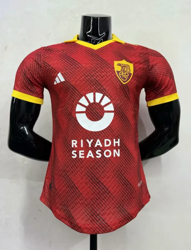 2023-24 Roma 4th red player version(The player version is more slim fit, it is recommended to buy one size larger)