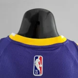 23 75th Anniversary TOSCANO #95 Los Angeles Lakers Jordan Purple NBA Jersey