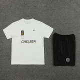 2024-25 chelsea white cotton training suit