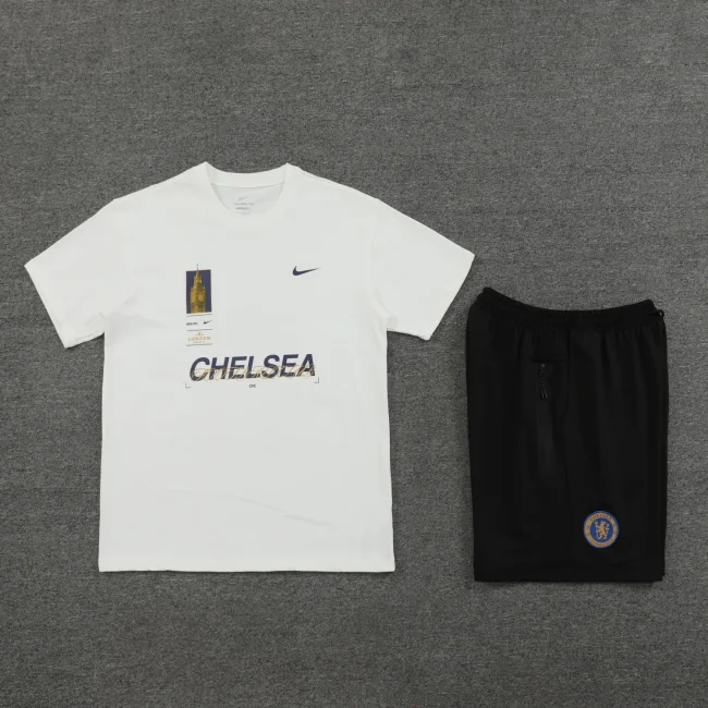 2024-25 chelsea white cotton training suit