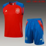 2024 Spain red Vest suit