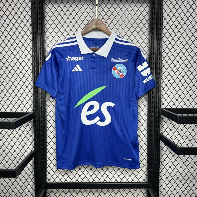 2024-25 Strasbourg home soccer jersey