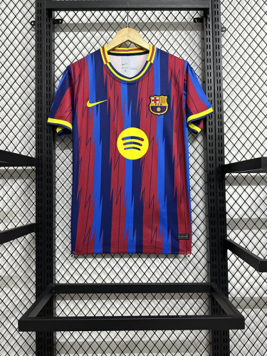2024-25 Barcelona  blue and red training jersey