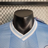 2023-24 Manchester CityI home player version(The player version is more slim fit, it is recommended to buy one size larger)